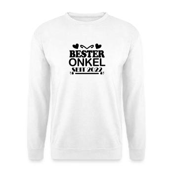 Bester Onkel seit 2022 - Unisex Pullover - Weiß - Vorne