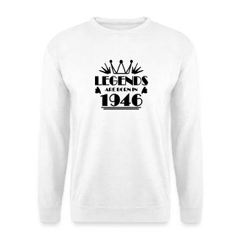 1946 - Born 1946 - Unisex Sweatshirt - white - Front
