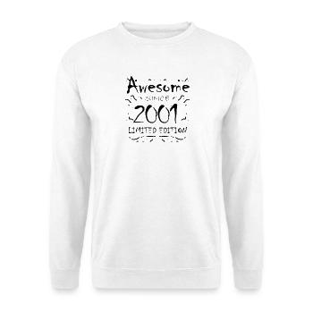 2001 - Vintage 2001 - Fantastic since 2001 - Unisex Sweatshirt - white - Front