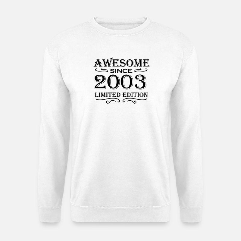 2003 - Born 2003 - Unisex Sweatshirt - white