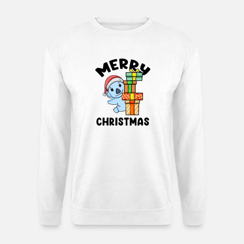 Merry Christmas Koala - Unisex Sweatshirt - white
