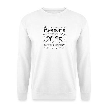 2015 - Vintage 2015 - Fantastic since 2015 - Unisex Sweatshirt - white - Front