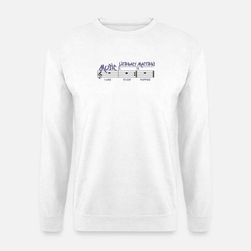 Music Literacy Matters - Unisex Pullover - Weiß