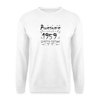 1959 - Born 1959 - Fantastic since 1959 - Unisex Sweatshirt - white - Front