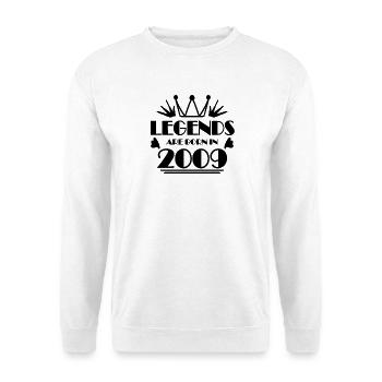 2009 - Born 2009 - Unisex Sweatshirt - white - Front