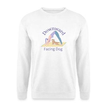 Downward Facing Dog - Yoga Tea - Unisex Sweatshirt - white - Front