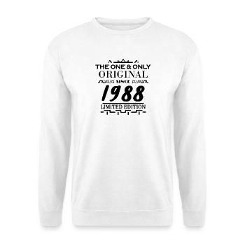 1988 - Year of construction 1988 - Born 1988 - Unisex Sweatshirt - white - Front