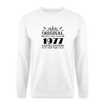 1977 - Année de construction 1977 - Né en 1977 - Sweat-shirt Unisexe - blanc - Devant
