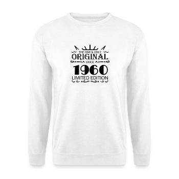 1960 - Year of construction 1960 - Born 1960 - Unisex Sweatshirt - white - Front