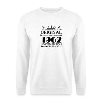 1962 - Year of construction 1962 - Born 1962 - Unisex Sweatshirt - white - Front