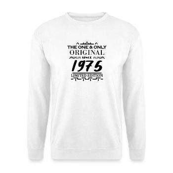 1975 - Year of construction 1975 - Born 1975 - Unisex Sweatshirt - white - Front