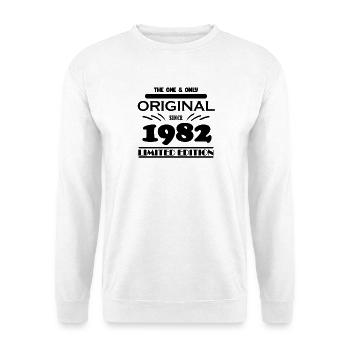 1982 - Year of construction 1982 - Born 1982 - Unisex Sweatshirt - white - Front