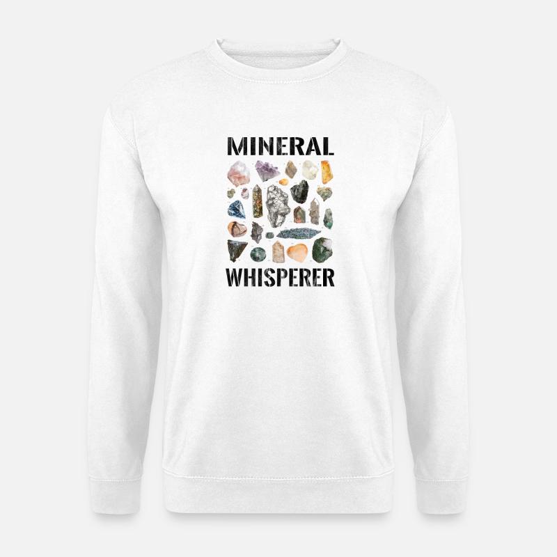 Geology Mineralogy Stone Mineral - Unisex Sweatshirt - white