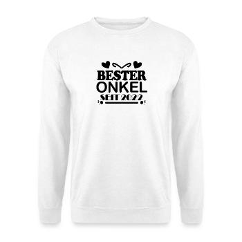 Bester Onkel seit 2022 - Unisex Pullover - Weiß - Vorne
