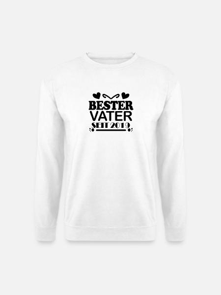 Bester Vater seit 2019 - Unisex Pullover - Weiß