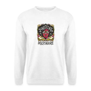 Unabhängige Ikone: Farbexplosion - Unisex Pullover - Weiß - Vorne