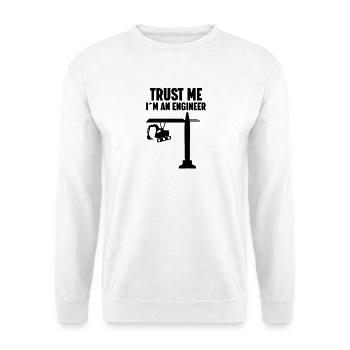 Ingénieur Mécanique de chantier Ingénieur civil - Sweat-shirt Unisexe - blanc - Devant