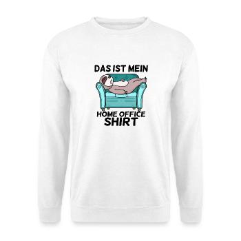 Home Office Büro - Unisex Pullover - Weiß - Vorne