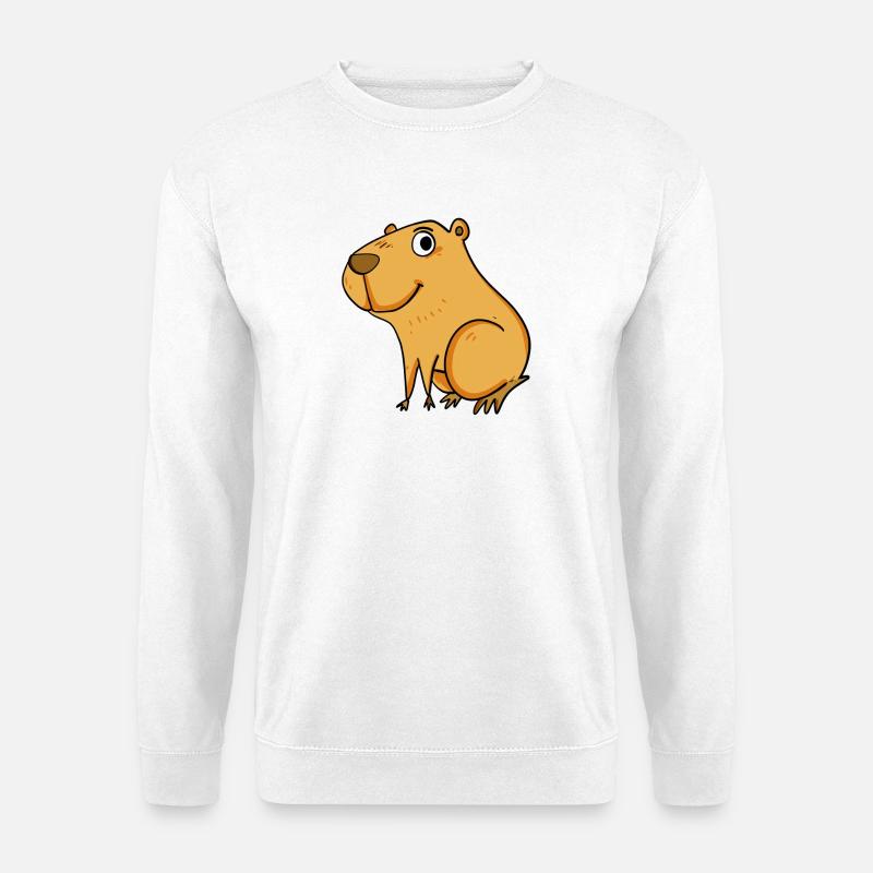 Capybara capybara motif - Unisex Sweatshirt - white