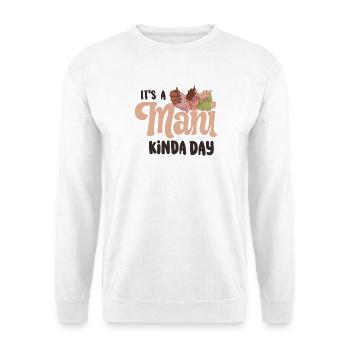 C’est une technicienne ongulaire ManiKinda Day - Sweat-shirt Unisexe - blanc - Devant