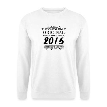 2015 - Year of construction 2015 - Vintage 2015 - Unisex Sweatshirt - white - Front