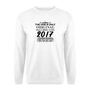 2017 - Year of construction 2017 - Vintage 2017 - Unisex Sweatshirt - white - Front