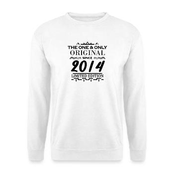 2014 - Year of construction 2014 - Vintage 2014 - Unisex Sweatshirt - white - Front