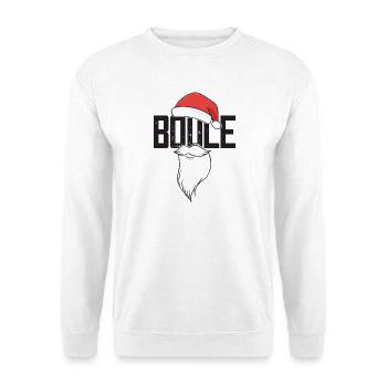 Boule Santa Tenue de pétanque pour Bouler pour boules - Sweat-shirt Unisexe - blanc - Devant