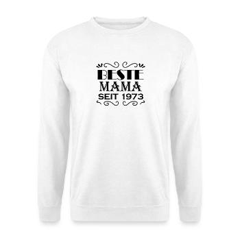 Beste Mama seit 1973 - Unisex Pullover - Weiß - Vorne