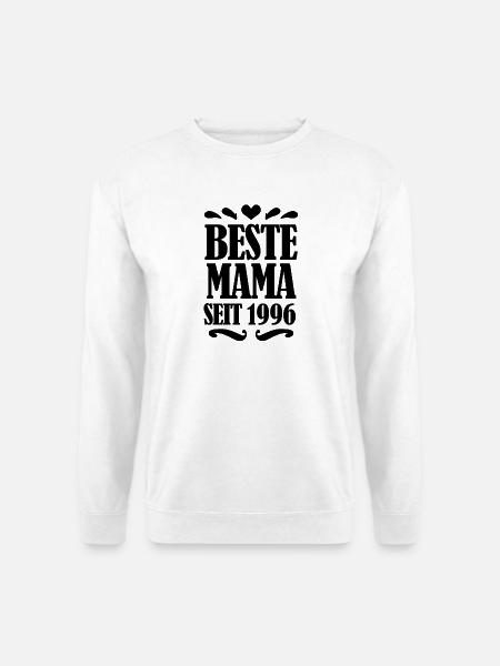 Beste Mama seit 1996 - Unisex Pullover - Weiß