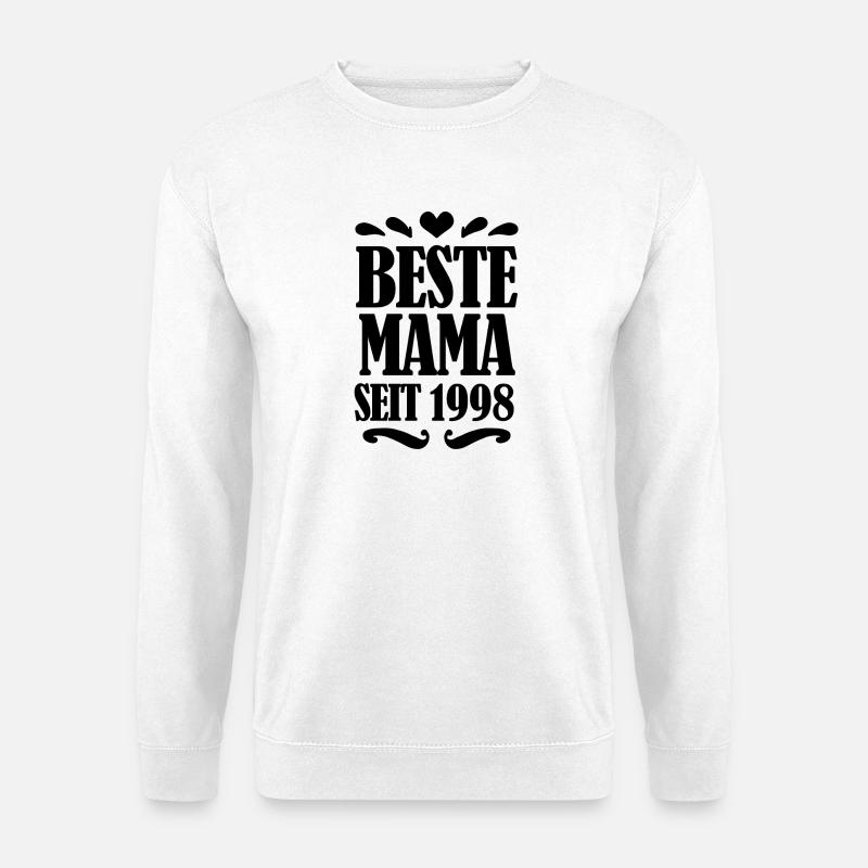 Beste Mama seit 1998 - Unisex Pullover - Weiß