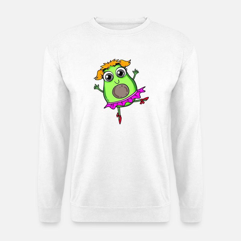Avocado Dance Dancing - Unisex Sweatshirt - white