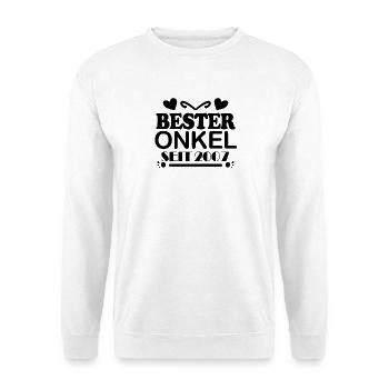 Bester Onkel seit 2007 - Unisex Pullover - Weiß - Vorne