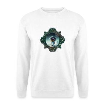 Le petit astronaute sur une planète - Sweat-shirt Unisexe - blanc - Devant