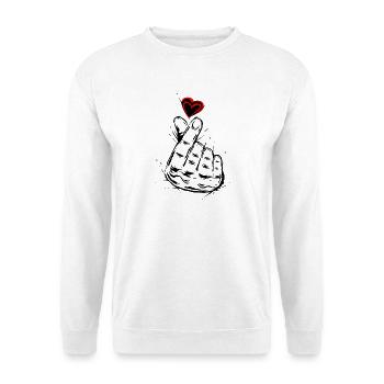 L’amour de la K-Pop - Sweat-shirt Unisexe - blanc - Devant