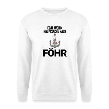 Nordsee Föhr - Unisex Pullover - Weiß - Vorne