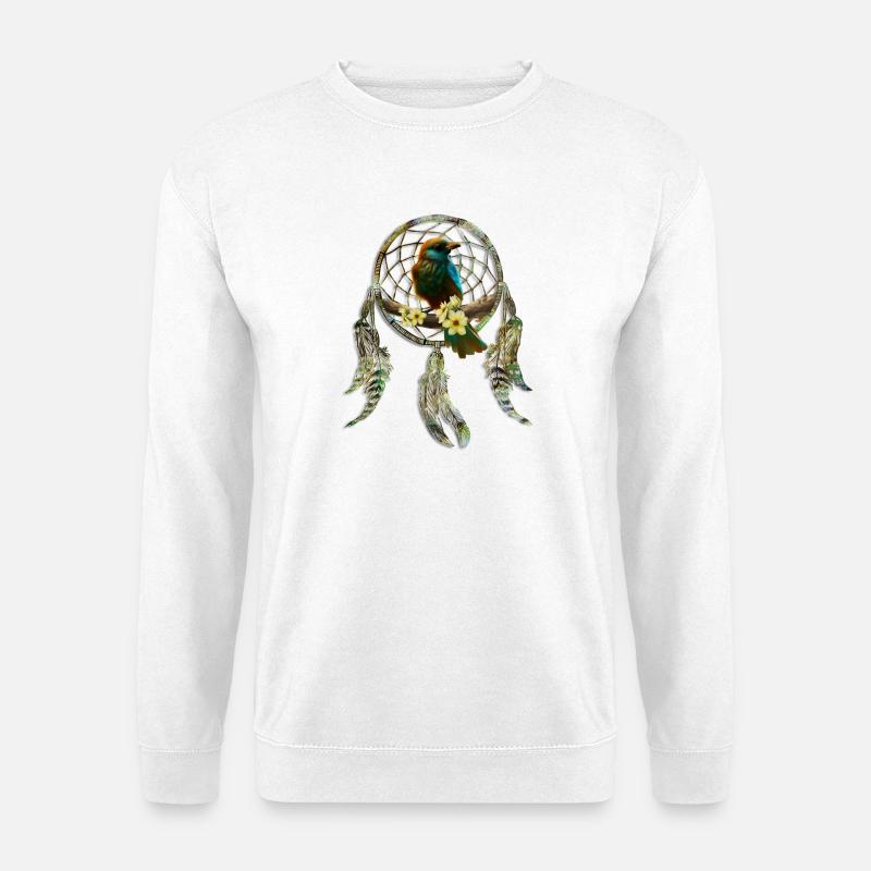 Seepferdchen mit Uhren im Steampunk-Stil und - Unisex Pullover - Weiß