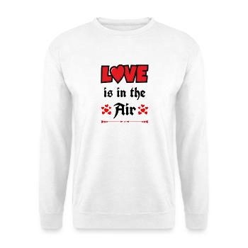 Saint-Valentin, Saint-Valentin, Saint-Valentin - Sweat-shirt Unisexe - blanc - Devant