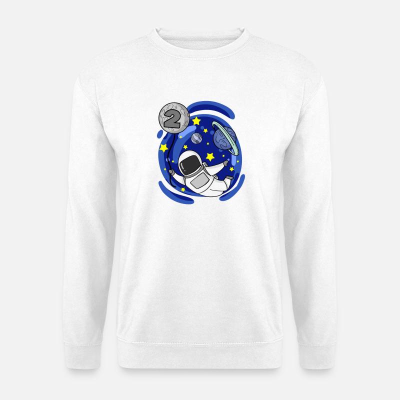 2 Years Birthday Boy Gift - Unisex Sweatshirt - white