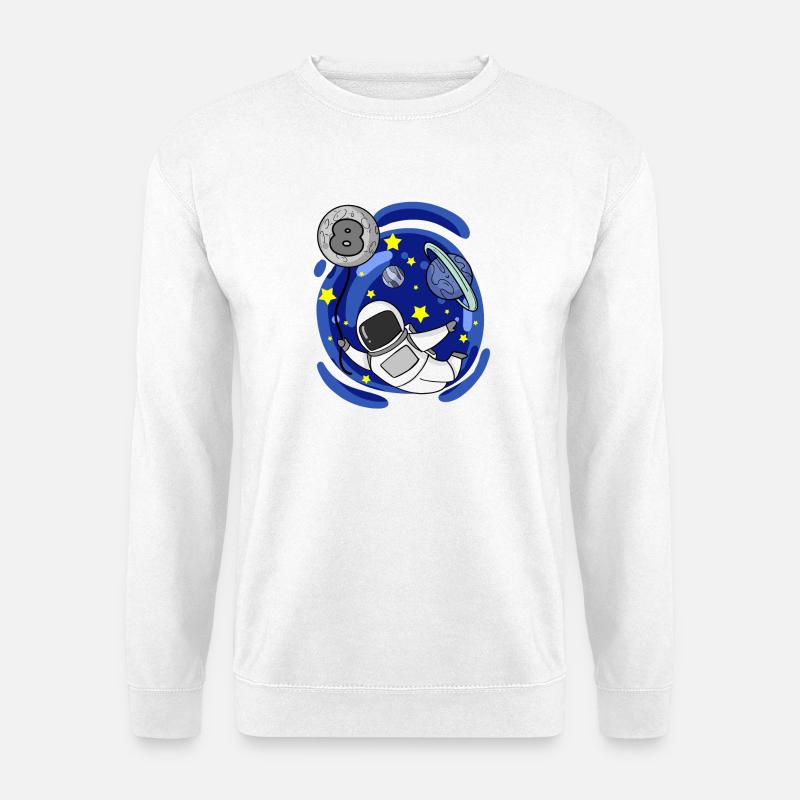8 Jahre Geburtstag Junge Geschenk - Unisex Pullover - Weiß