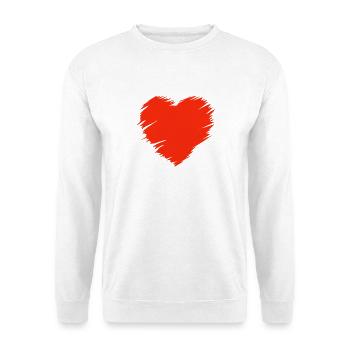 Valentinstag, Valentinstag, Valentinstag - Unisex Pullover - Weiß - Vorne