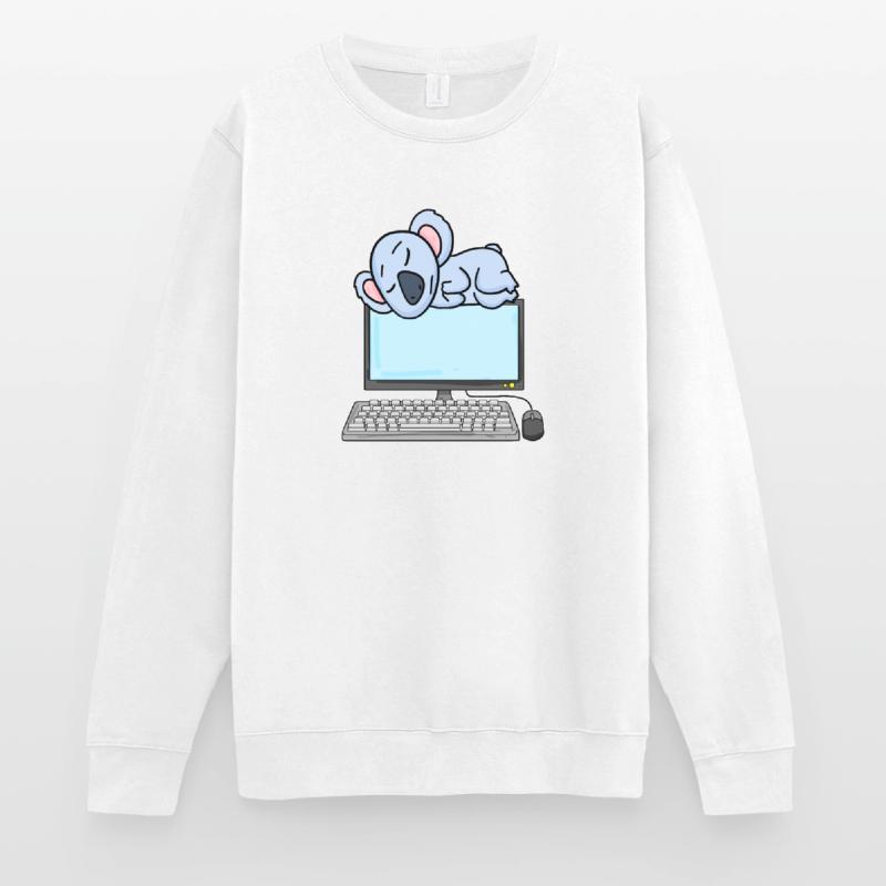 Koala Computer Nerd Programmer Gift Unisex Sweatshirt