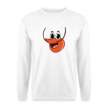 Tête de homard - Sweat-shirt Unisexe - blanc - Devant