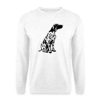 Cheveux courts allemands - Sweat-shirt Unisexe - blanc - Devant