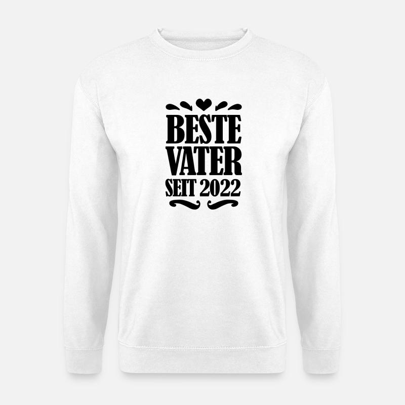 Bester Vater seit 2022 - Unisex Pullover - Weiß