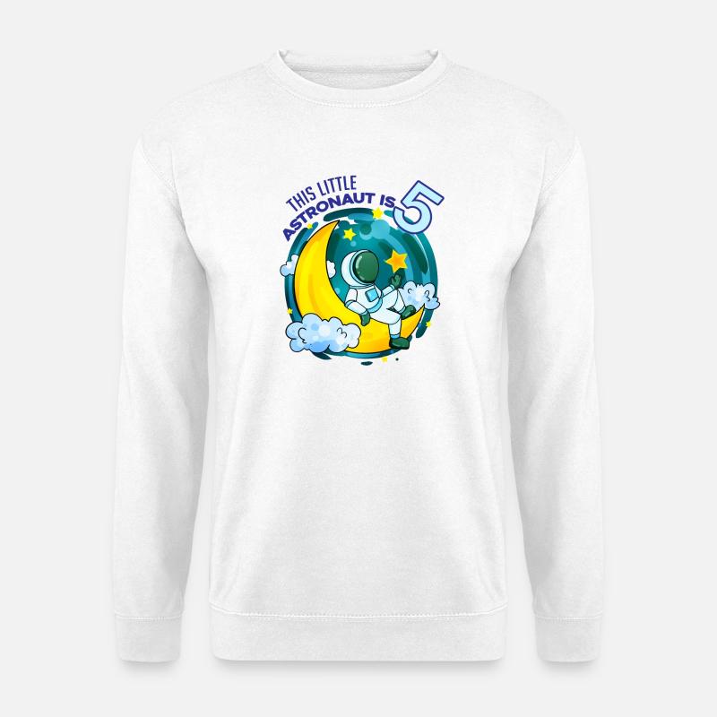 5 Jahre Geburtstag Junge Geschenk - Unisex Pullover - Weiß