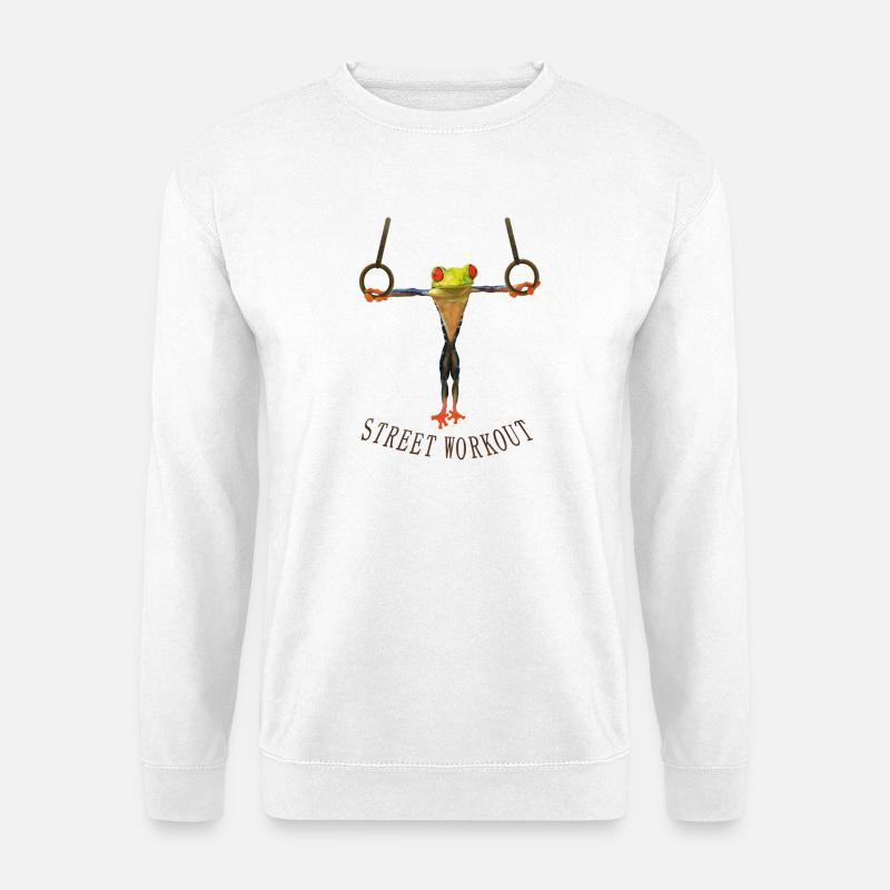 Street Workout - Unisex Pullover - Weiß