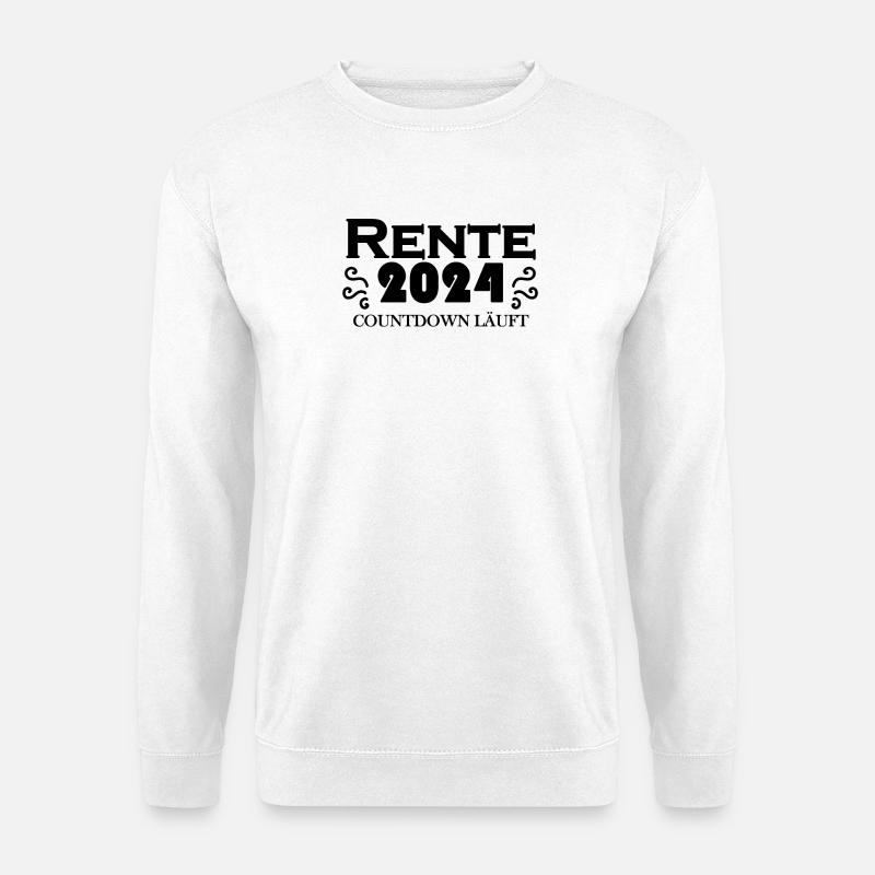 Rente 2024 Ruhestand - Rentner Geschenk - Unisex Pullover - Weiß