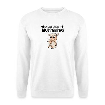 Muttertag - erster Muttertag Geschenk - Unisex Pullover - Weiß - Vorne