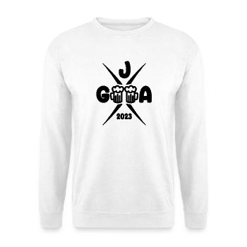 2023 Junggesellenabschied Crew Feier - Unisex Pullover - Weiß - Vorne